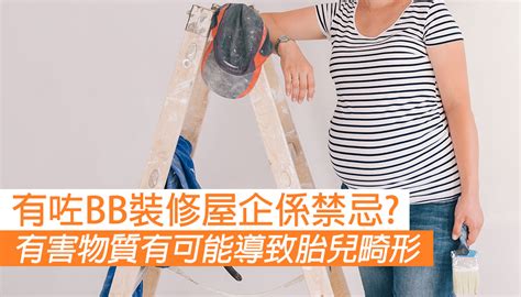 懷孕家裡可以施工嗎|懷孕期間裝修指南